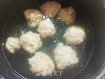 Make Chickenball soup step 10