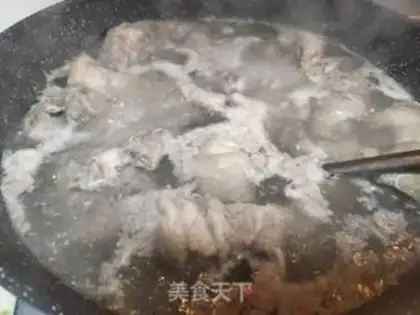 Make The red radish lamb step 1
