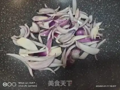 Make The red radish lamb step 2