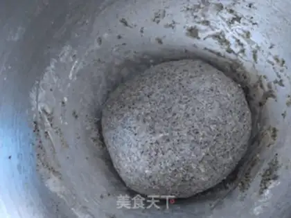 Make Black sesame sofa pancakes step 4