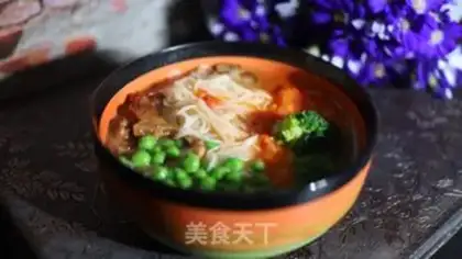 Make Five-flower pea noodles step 10