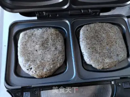Make Black sesame sofa pancakes step 11