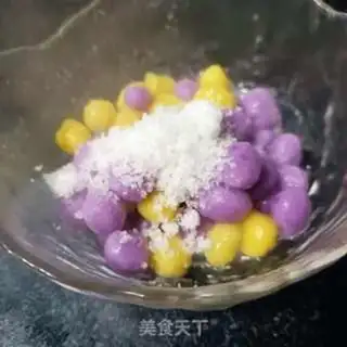Make Double round, sweet egg soup step 7