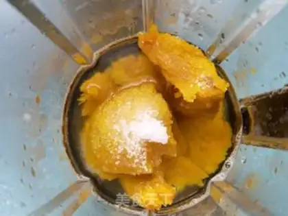 Make Pumpkin buns step 1