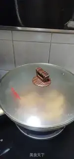 Make Soybeans to fry fish step 8