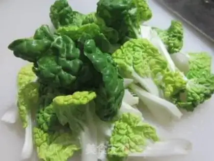 Make The ham and yellow cabbage step 2