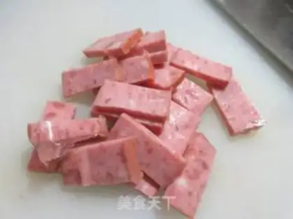 Make The ham and yellow cabbage step 3