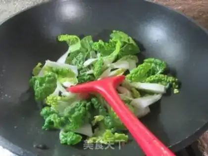 Make The ham and yellow cabbage step 4