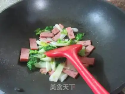 Make The ham and yellow cabbage step 8