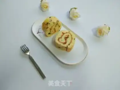 Make Onion cake rolls step 16