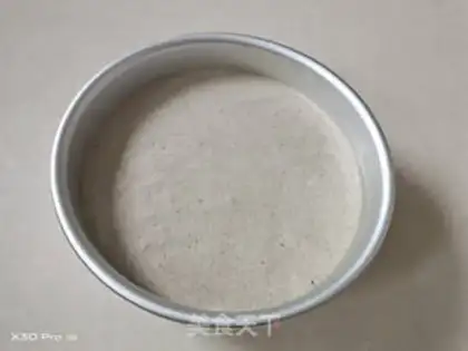 Make Black sesame ricin cake step 6