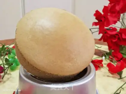 Make Black sesame ricin cake step 9