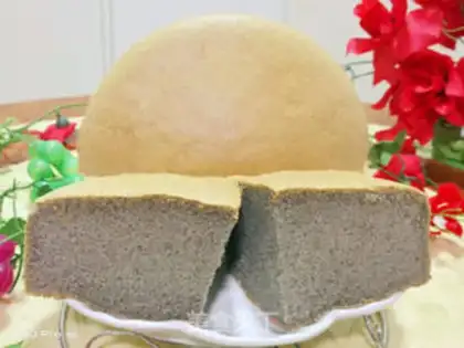 Make Black sesame ricin cake step 10