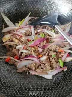 Make Onion beef step 5