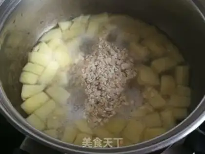 Make Apple milk oatmeal step 3