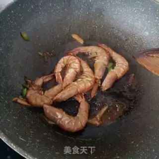 Make Bean to shrimp noodles step 6