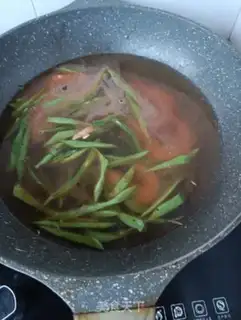Make Bean to shrimp noodles step 8