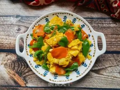 Make Screech pepper carrot and fried eggs step 13