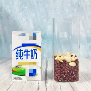Make Red bean cow milk step 0