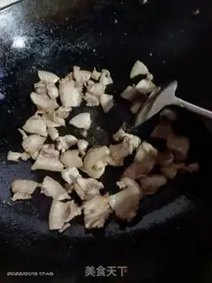 Make Garlic and blue meat step 3