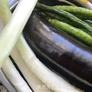 Make Pepper eggplant bag step 1