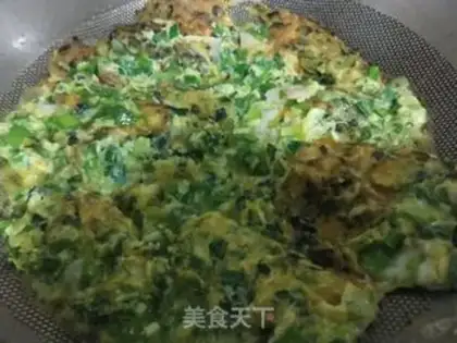 Make Shrimp omelet fried eggs step 3