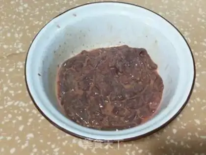 Make Mushroom gravy liver soup step 1