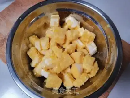 Make Gold buns step 1