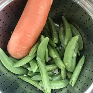 Make Carrot with sweet beans step 0