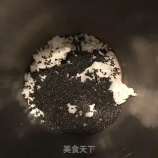 Make Black sesame rice step 2