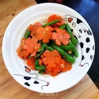 Make Carrot with sweet beans step 9