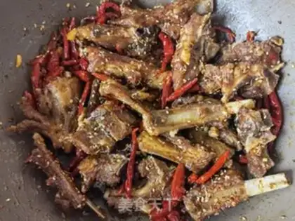 Make Dry pan lamb chops step 24