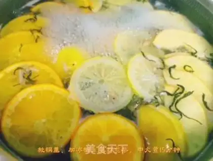 Make Orange fruit tea step 1