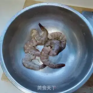 Make Garlic shrimp step 1