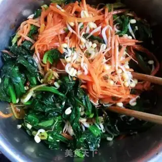 Make Spinach Sprout step 8