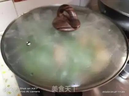 Make A chicken with wings and beans step 9
