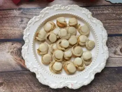 Make Oiled scallops step 1
