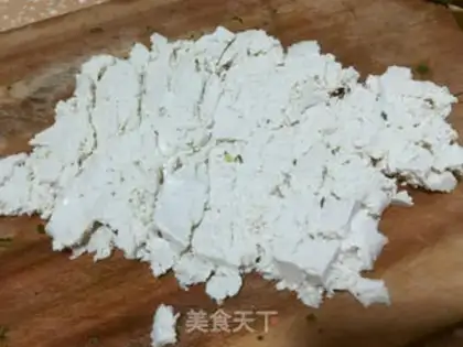 Make Mustard tofu pie step 3