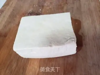 Make Carrot tofu noodles step 1