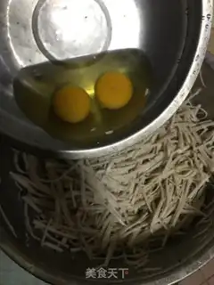 Make Egg sesame tacos step 4