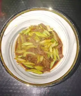 Make Celery with beef step 3