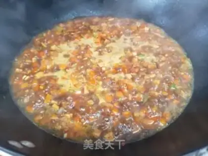 Make Carrot tofu noodles step 5