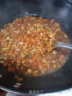 Make Carrot tofu noodles step 6