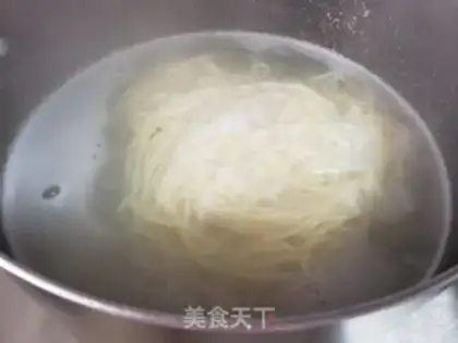 Make Carrot tofu noodles step 7
