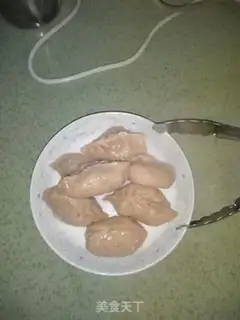 Make A fan of cucumber sausage steams step 4