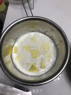 Make Chocolate latte step 1