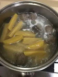 Make Beefballs, yogurt and veggie soup step 5