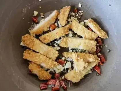 Make Garlic chicken chops step 7