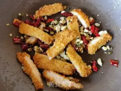 Make Garlic chicken chops step 8