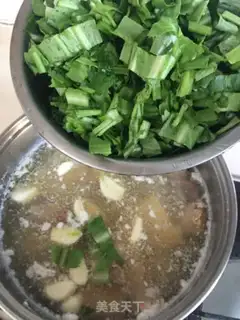Make Soup with meat and eggs step 8